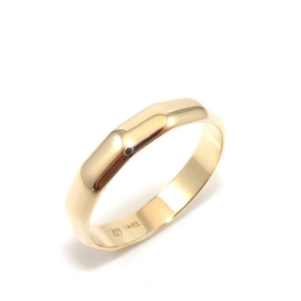 14K Yellow Gold Ring Size 11.75 Men's Wedding Band